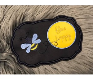 Stickdatei - MugRug ITH Bee Happy